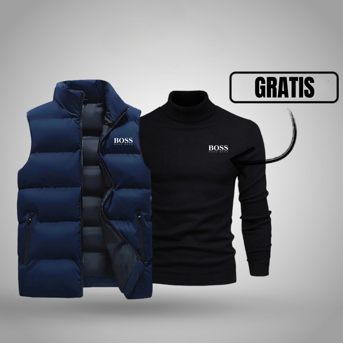 OUTLET™ Weste + Gratis Pullover